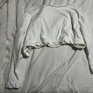 Elegant White Crop Top